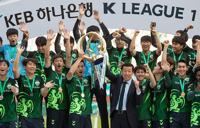 Jeonbuk Hyundai Motors Won its 5th K League 1 in a Row